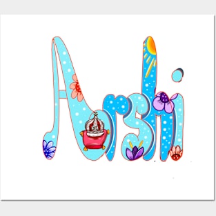 Arshi popular first name. Personalized personalised customised name Arshi Posters and Art